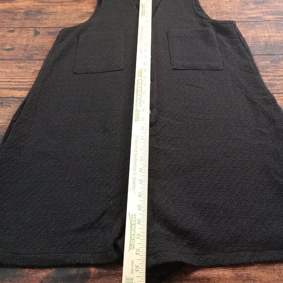 Tuckernuck Pomander Place Myla Textured Romper Black Large - Picture 3 of 10